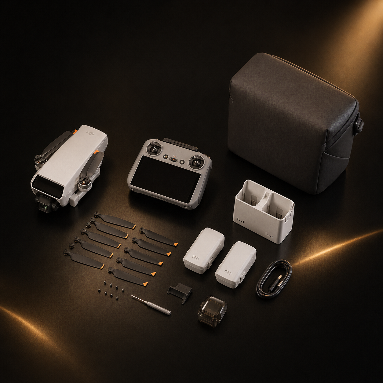 DJI Flip Fly More Combo with DJI RC 2 Drone