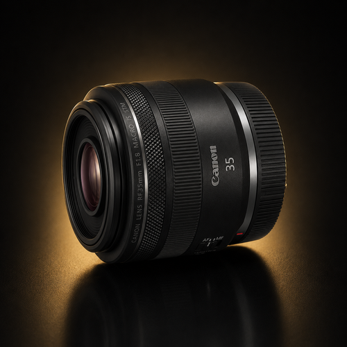 Canon RF 35mm f/1.8 Macro IS STM Lens – Black