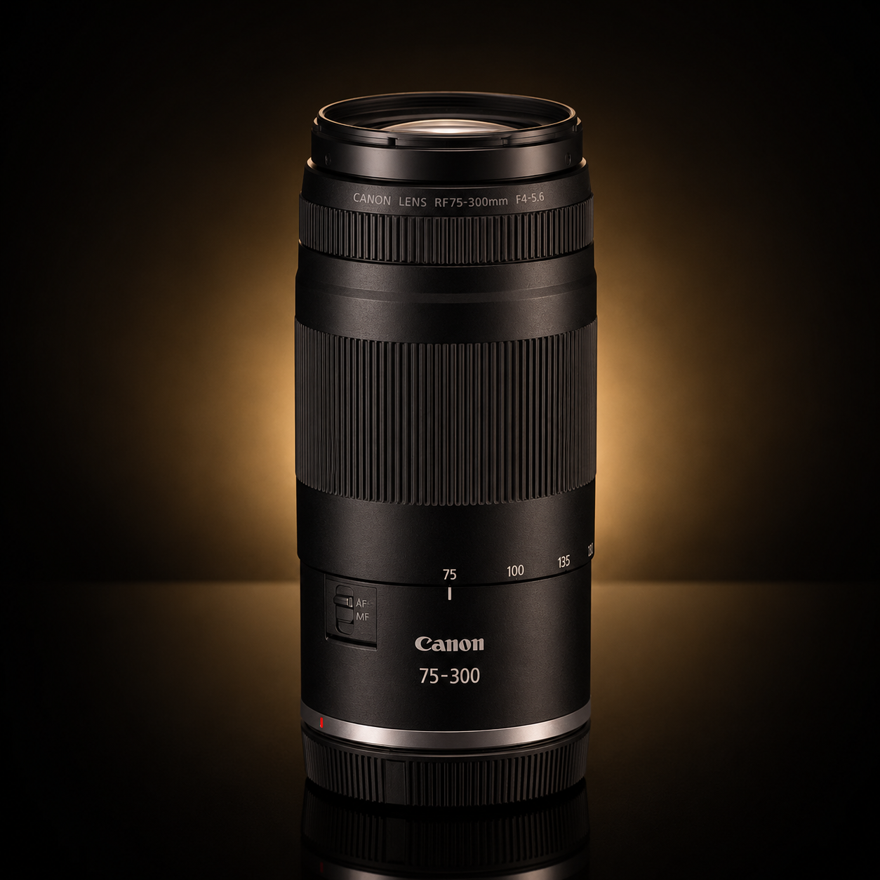 Canon RF 75-300mm f/4-5.6 Lens – Black
