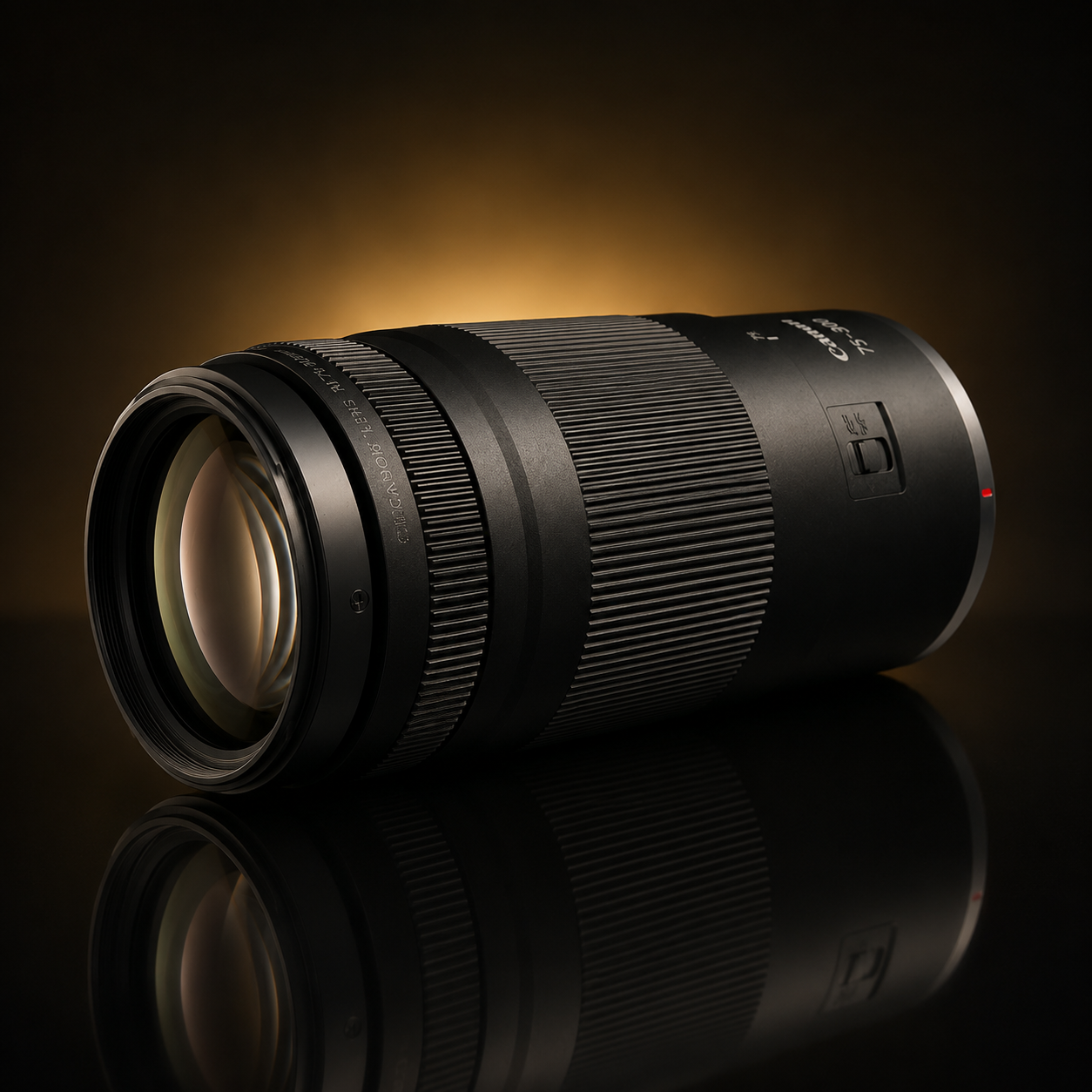Canon RF 75-300mm f/4-5.6 Lens – Black