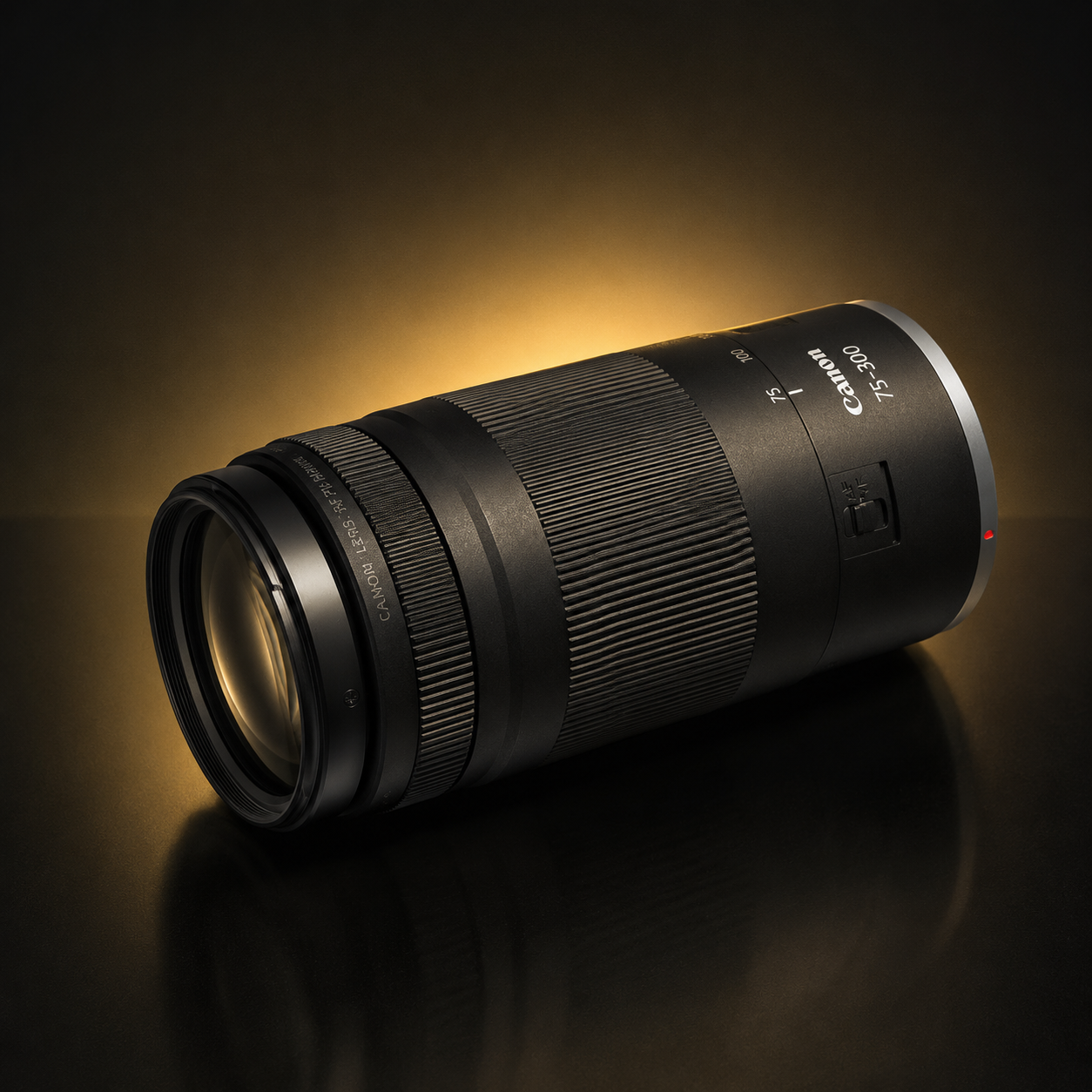 Canon RF 75-300mm f/4-5.6 Lens – Black