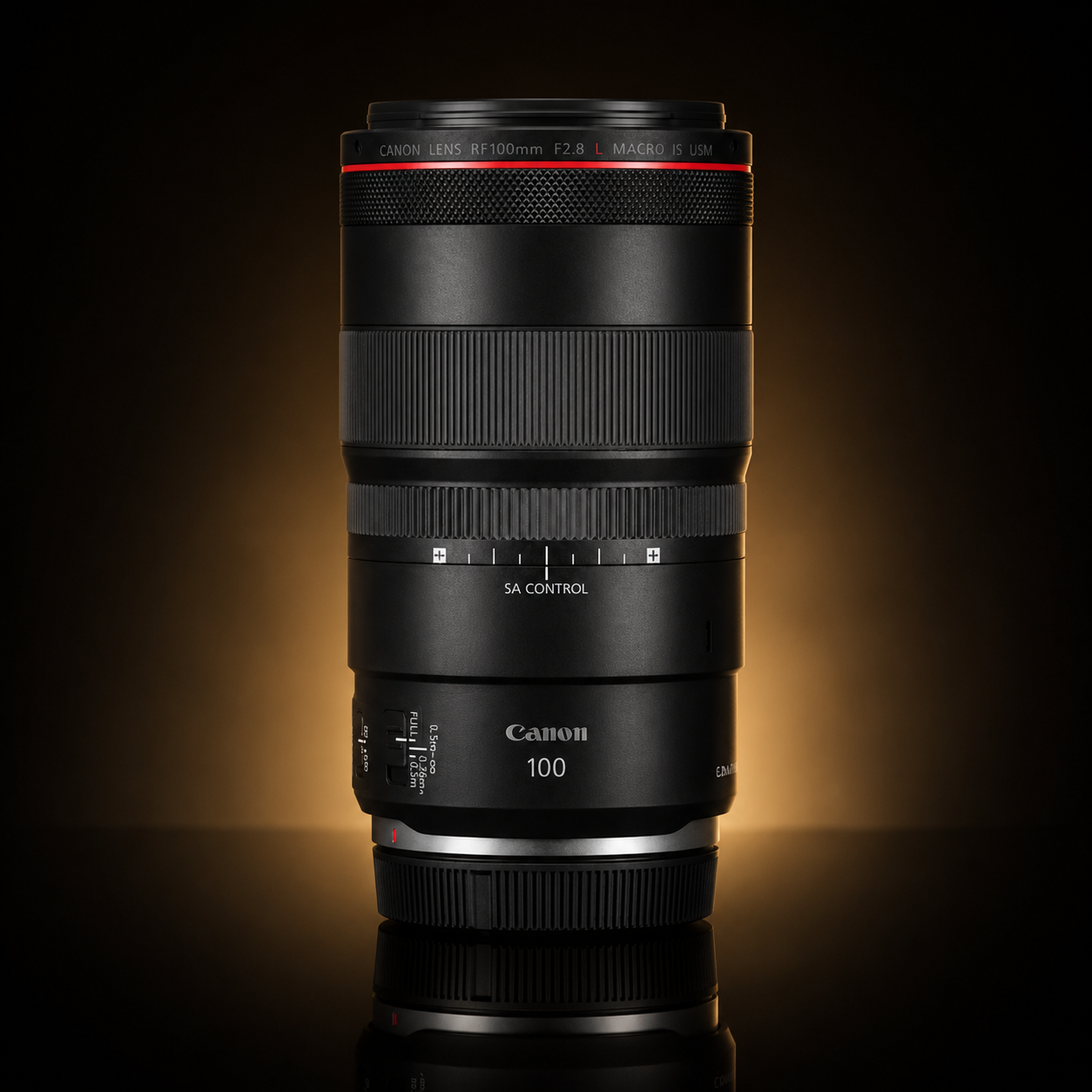 Canon RF 100mm f/2.8L Macro IS USM Lens – Black