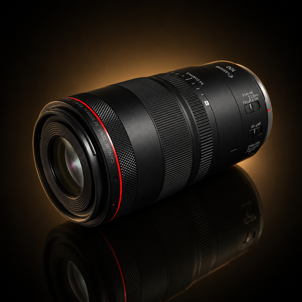 Canon RF 100mm f/2.8L Macro IS USM Lens – Black