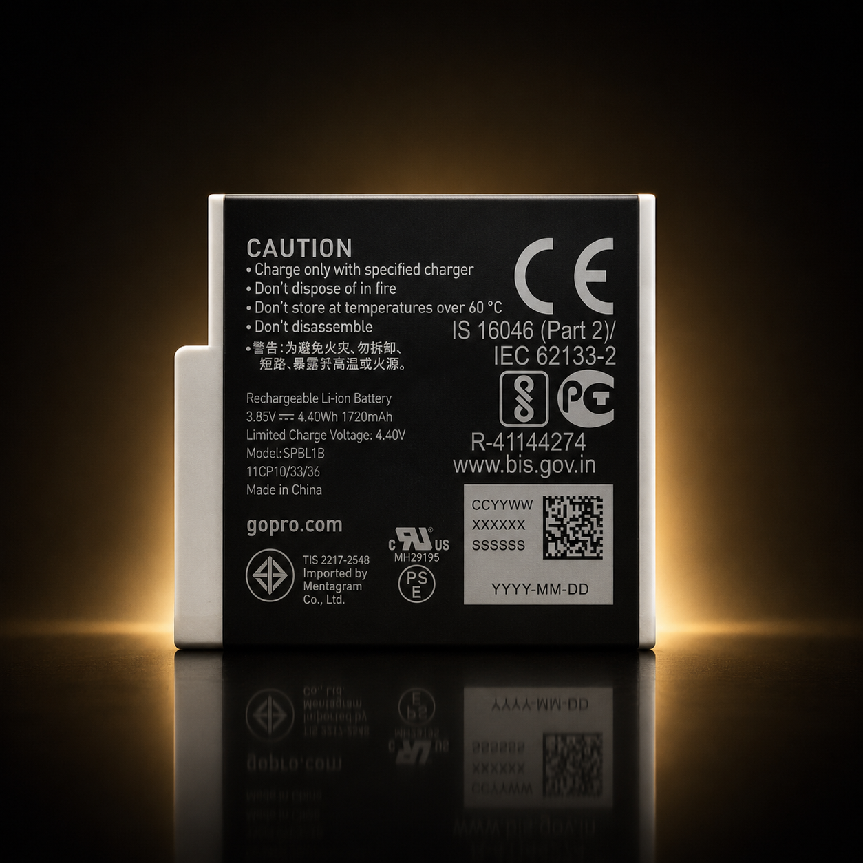GoPro Enduro Rechargeable Battery for HERO12 / HERO11 / HERO10 / HERO9