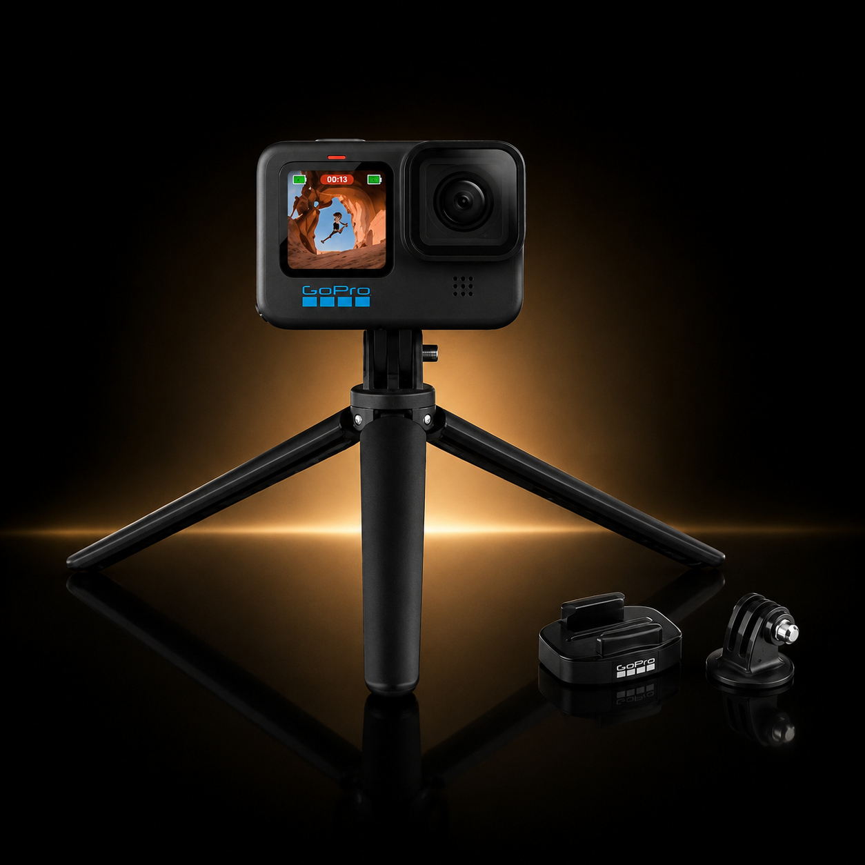 GoPro Tripod Mounts with Mini Tripod