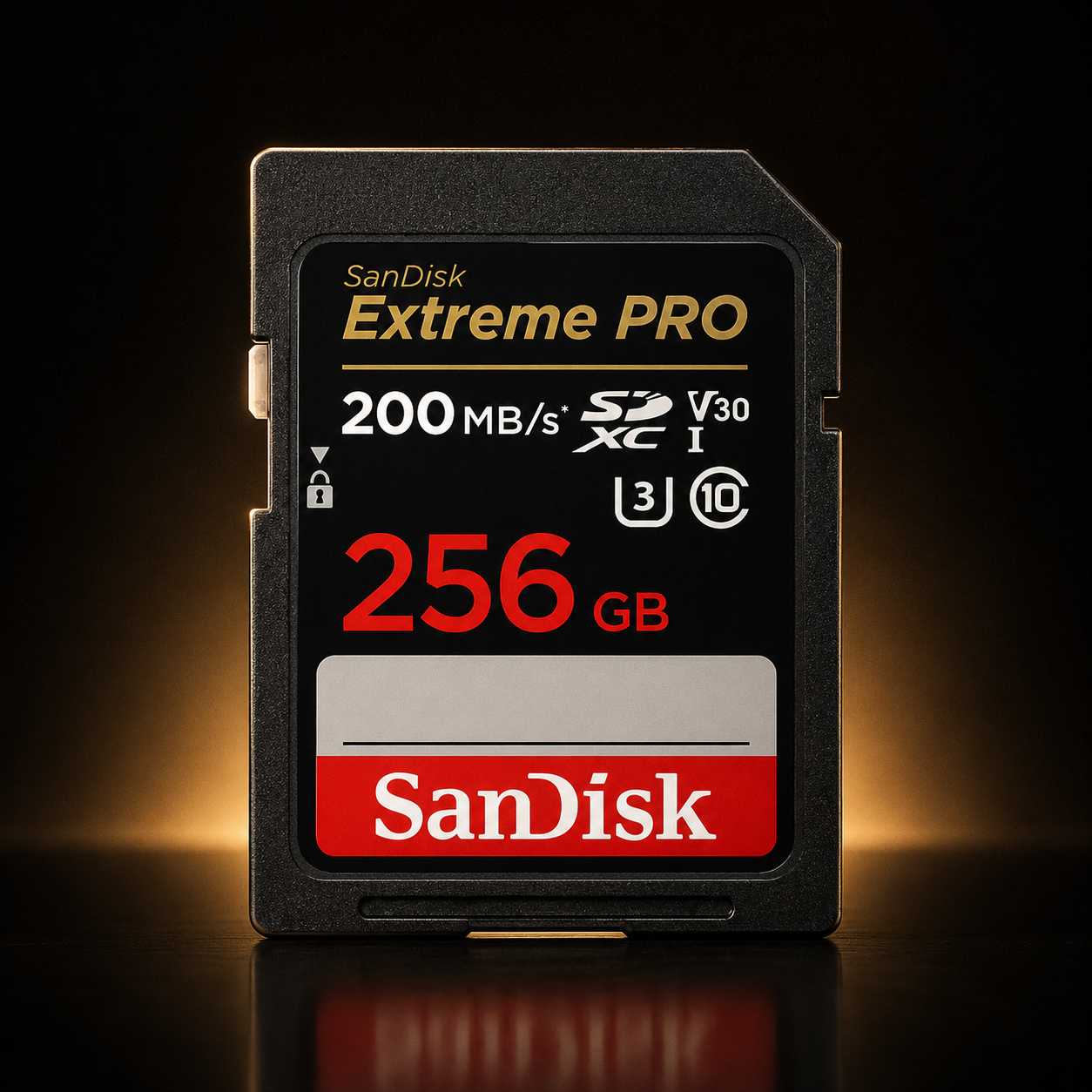 SanDisk Extreme Pro 256GB SDXC Card 200MB/s V30