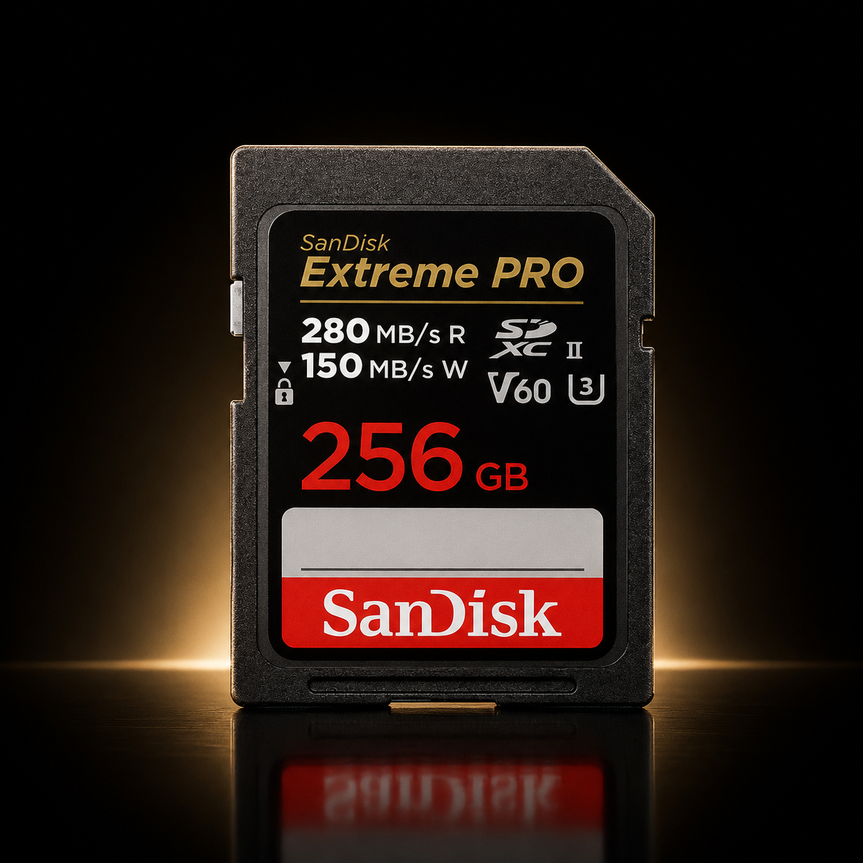 SanDisk Extreme PRO 256GB SDXC UHS-II V60 Memory Card