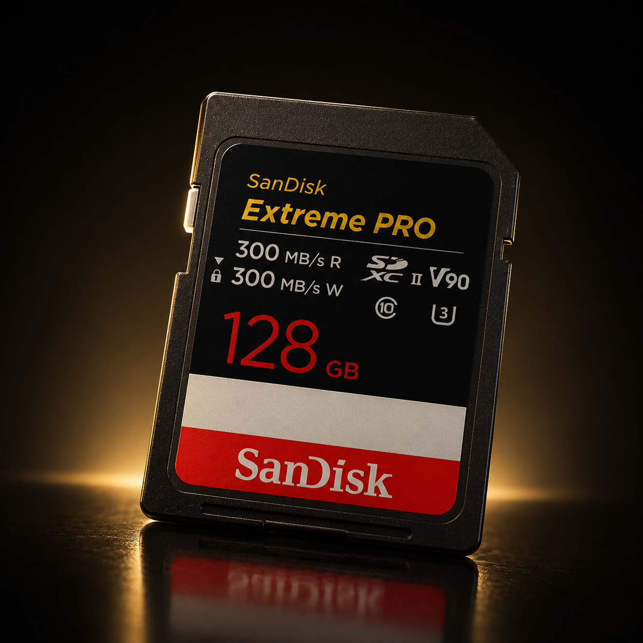 SanDisk Extreme PRO 128GB SDXC UHS-II V90 Memory Card