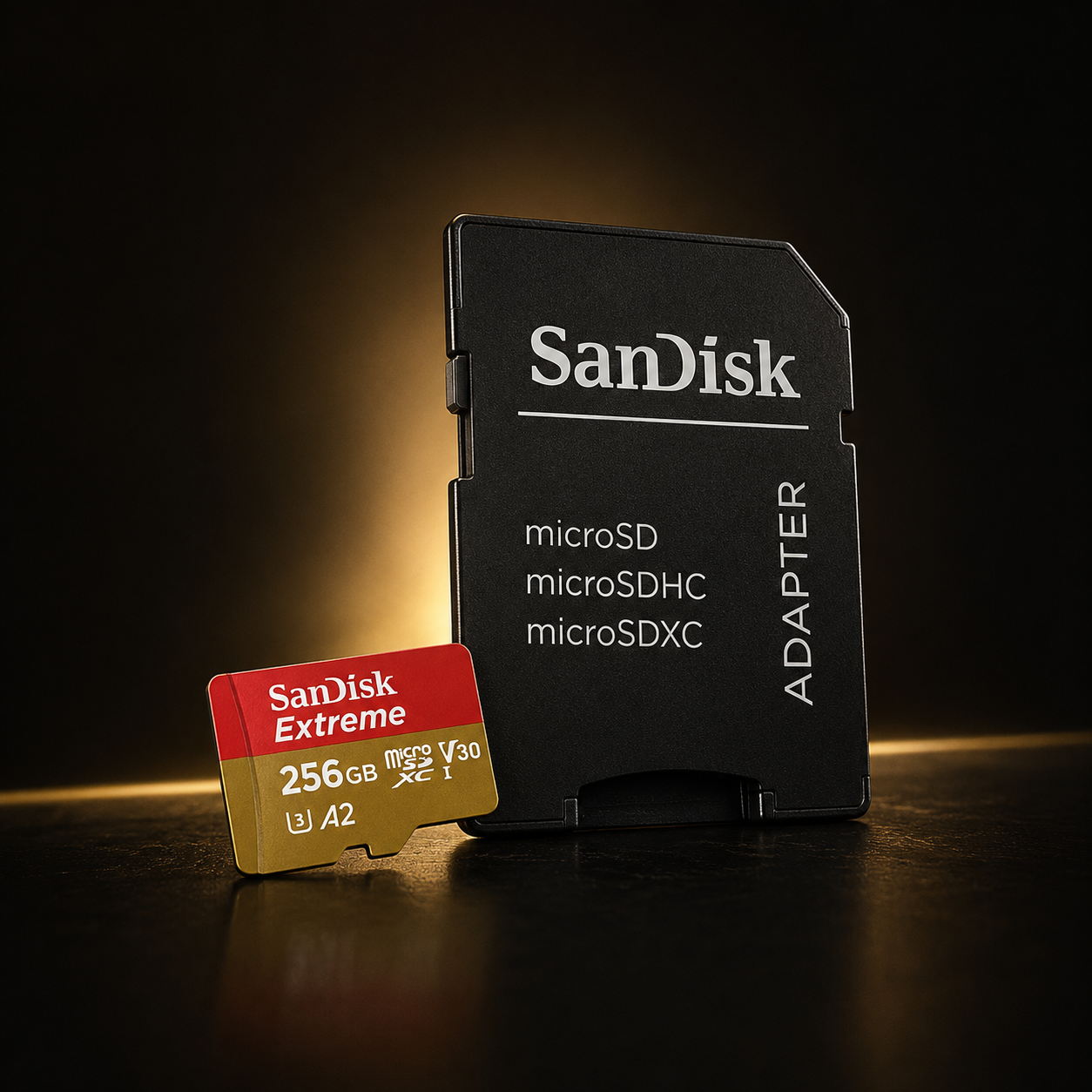 SanDisk Extreme 256GB microSDXC UHS-I V30 A2 Memory Card