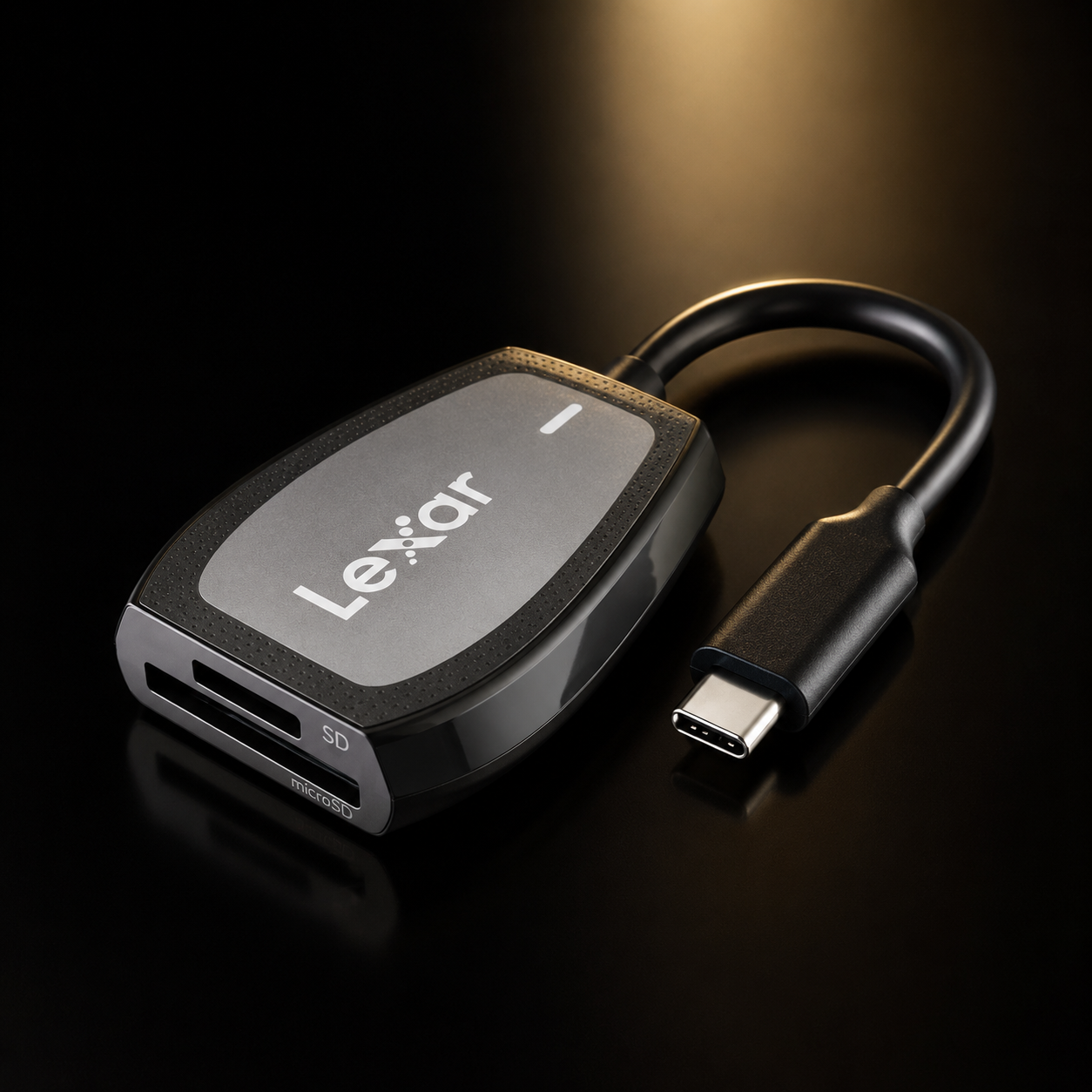 Lexar Professional USB-C Dual-Slot SD and microSD Card Reader