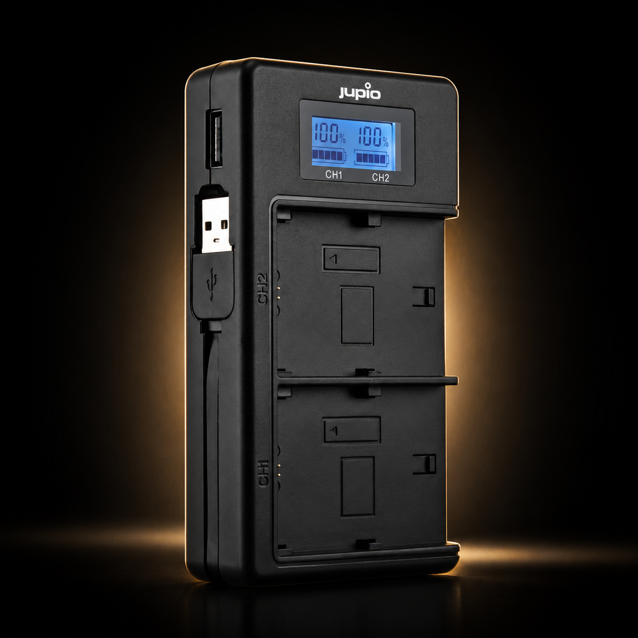 Jupio USB Duo Charger for Canon LP-E17 Batteries