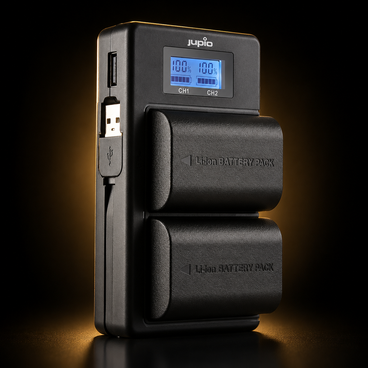 Jupio USB Duo Charger for Canon LP-E17 Batteries