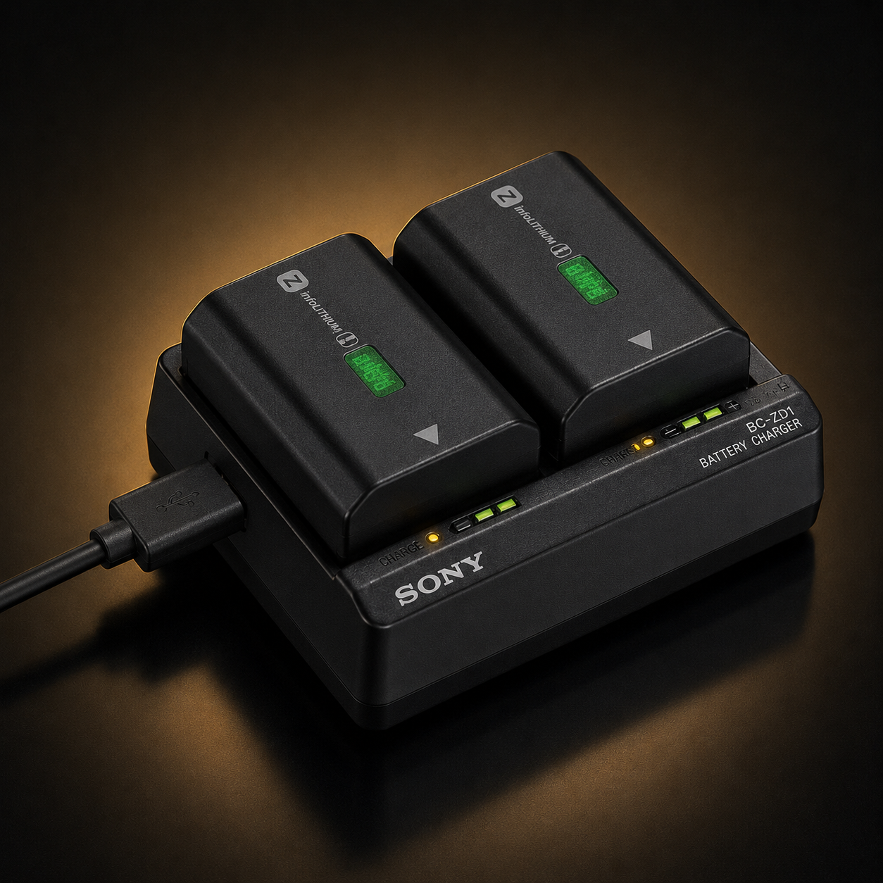 Sony BC-ZD1 Dual USB-C Charger for NP-FZ100 Batteries