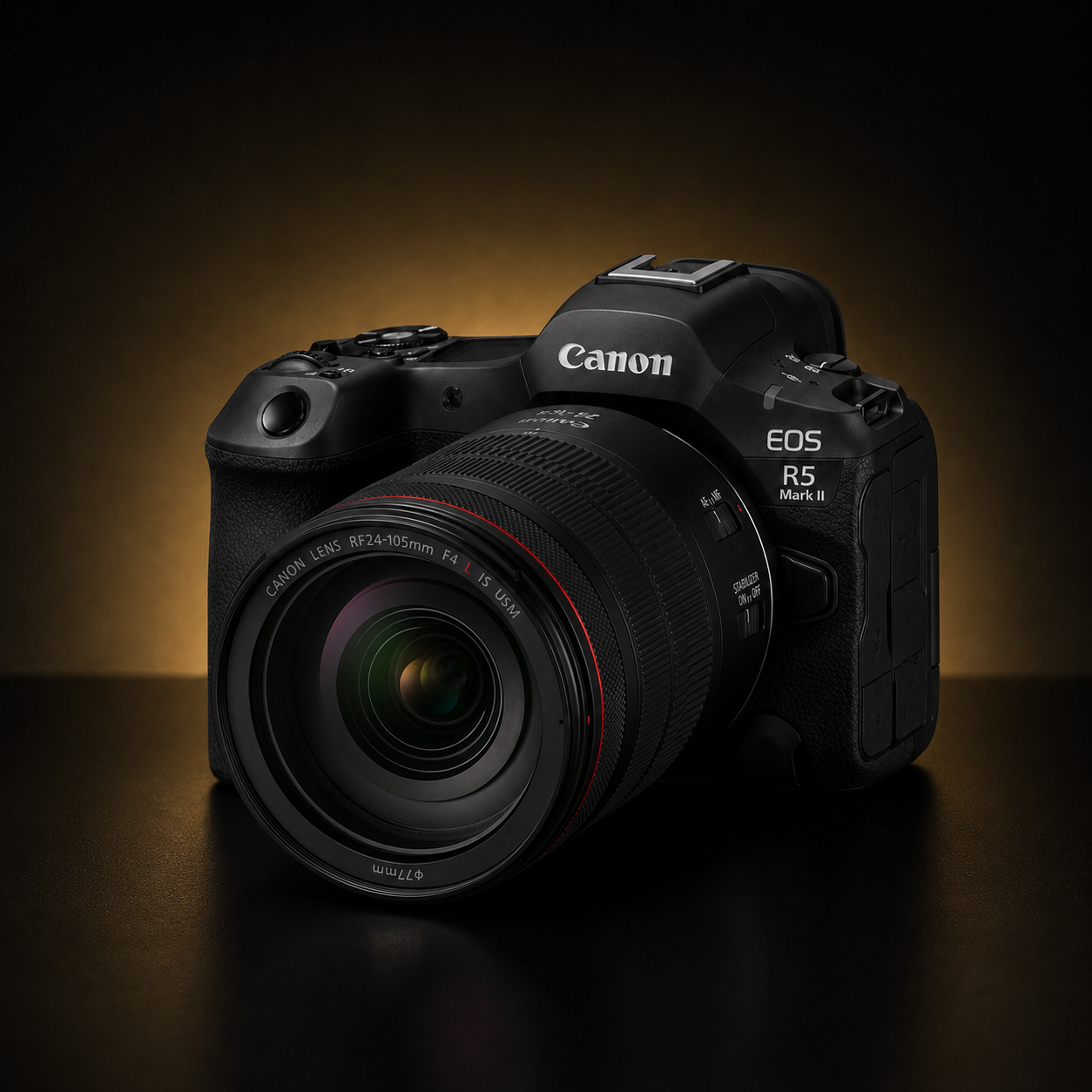 Canon EOS R5 Mark II Mirrorless Camera Kit with RF 24-105mm f4/6L IS USM Lens