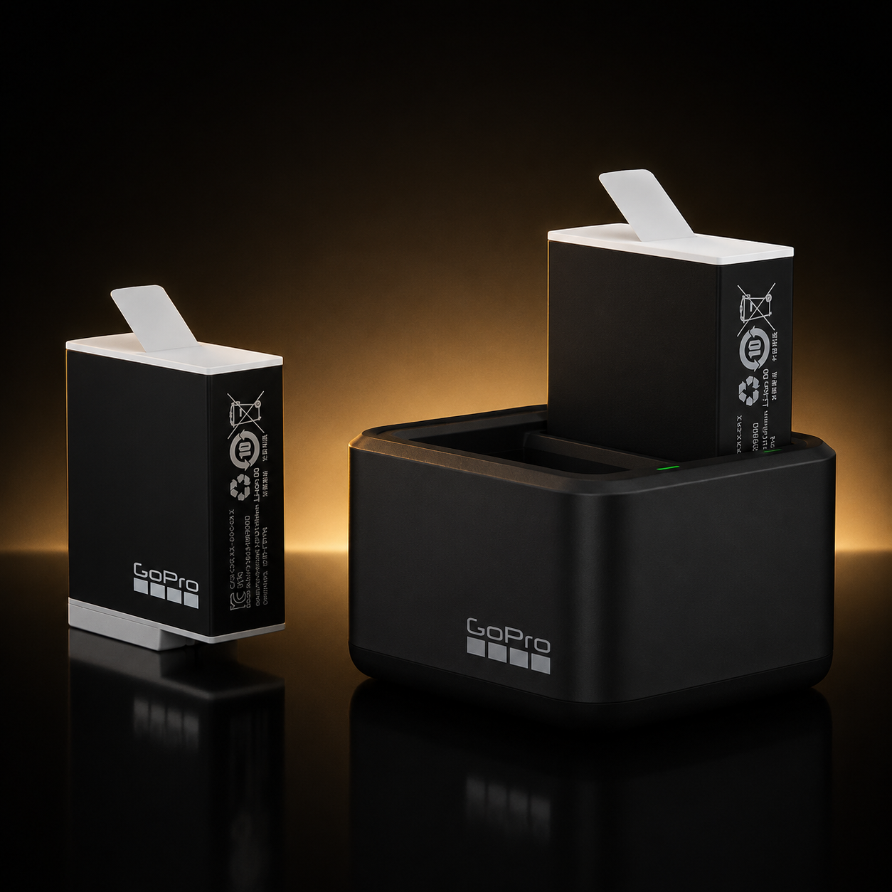 GoPro Dual Battery Charger Kit with 2 Enduro Batteries for HERO12/11/10/9