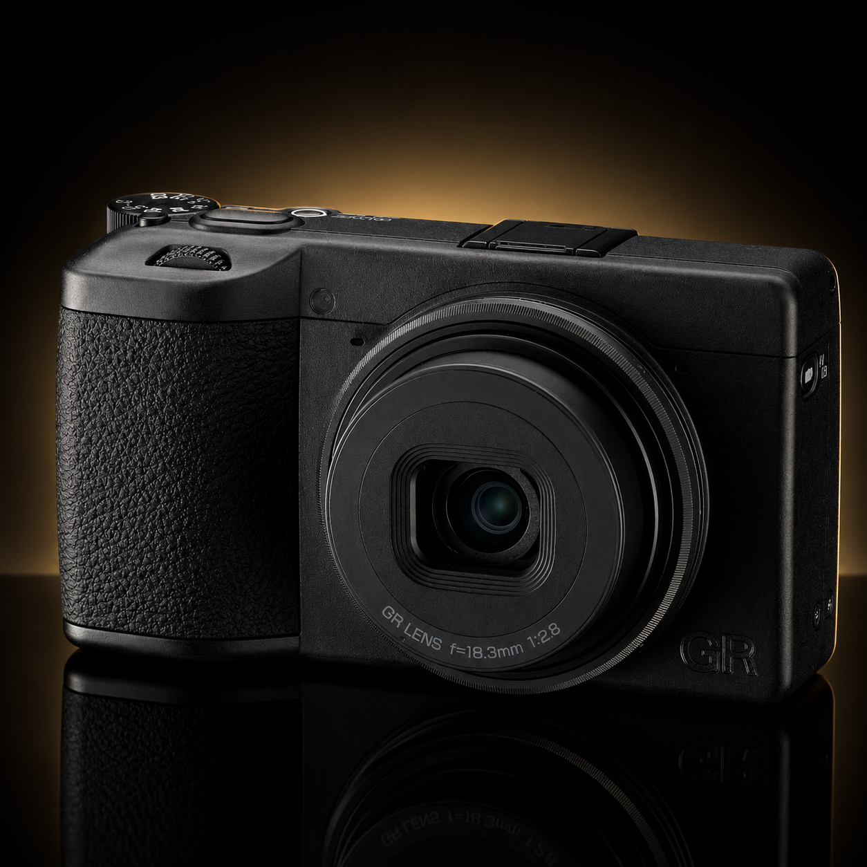Ricoh GR IV Monochrome Compact Camera – Black