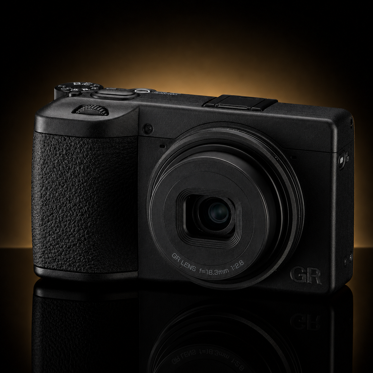 Ricoh GR IV Monochrome Compact Camera – Black