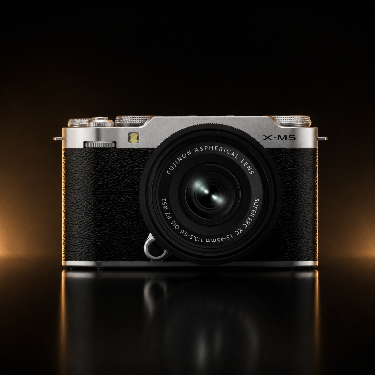 Fujifilm X-M5 Mirrorless Camera Kit with XC 15-45mm f/3.5-5.6 OIS PZ Lens – Silver