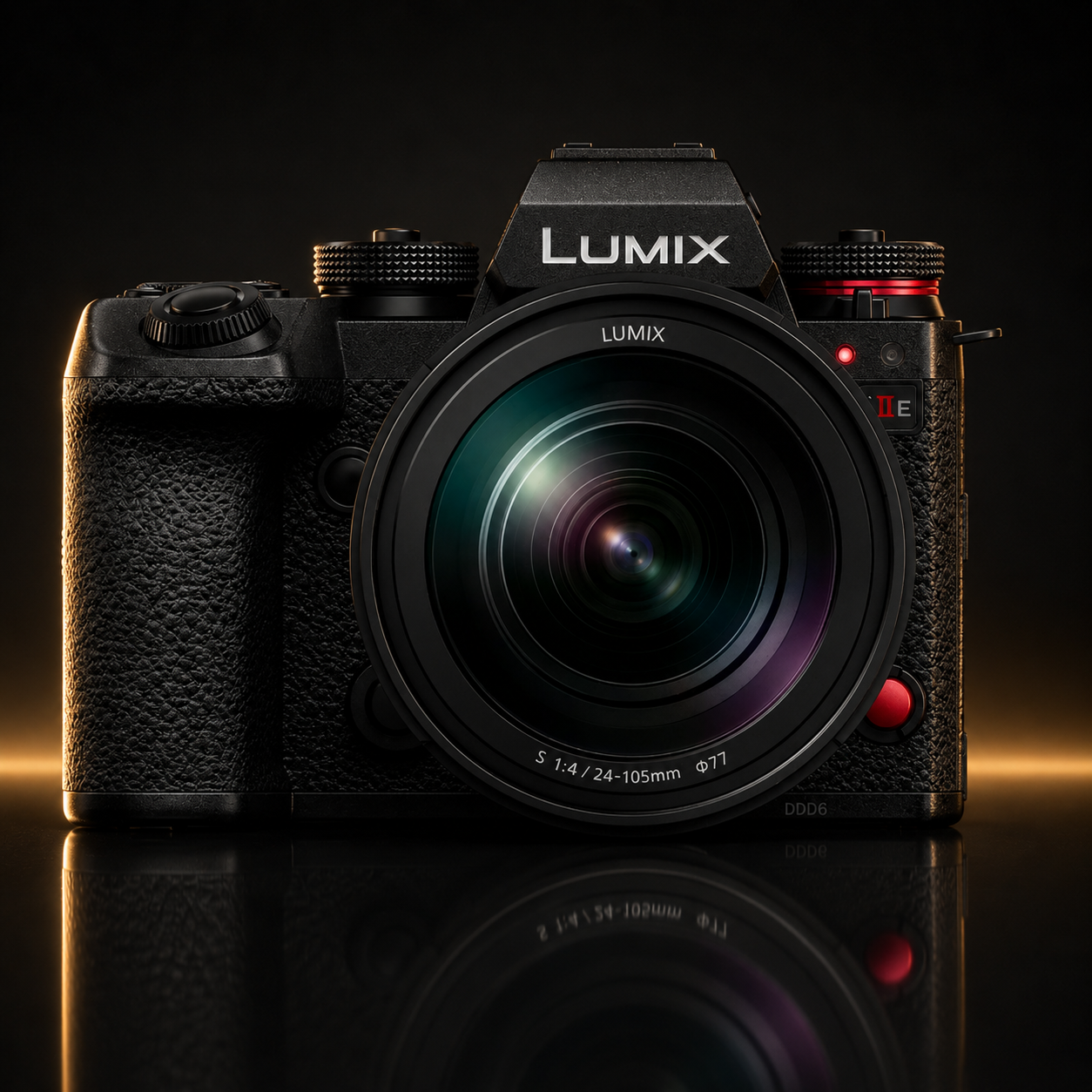 Panasonic LUMIX S1IIE Full Frame Mirrorless Camera with 24-105mm f/4 Macro O.I.S. Lens - Black