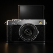 Fujifilm X-E5 Mirrorless Camera with XF 23mm f/2.8 R WR Lens - Silver