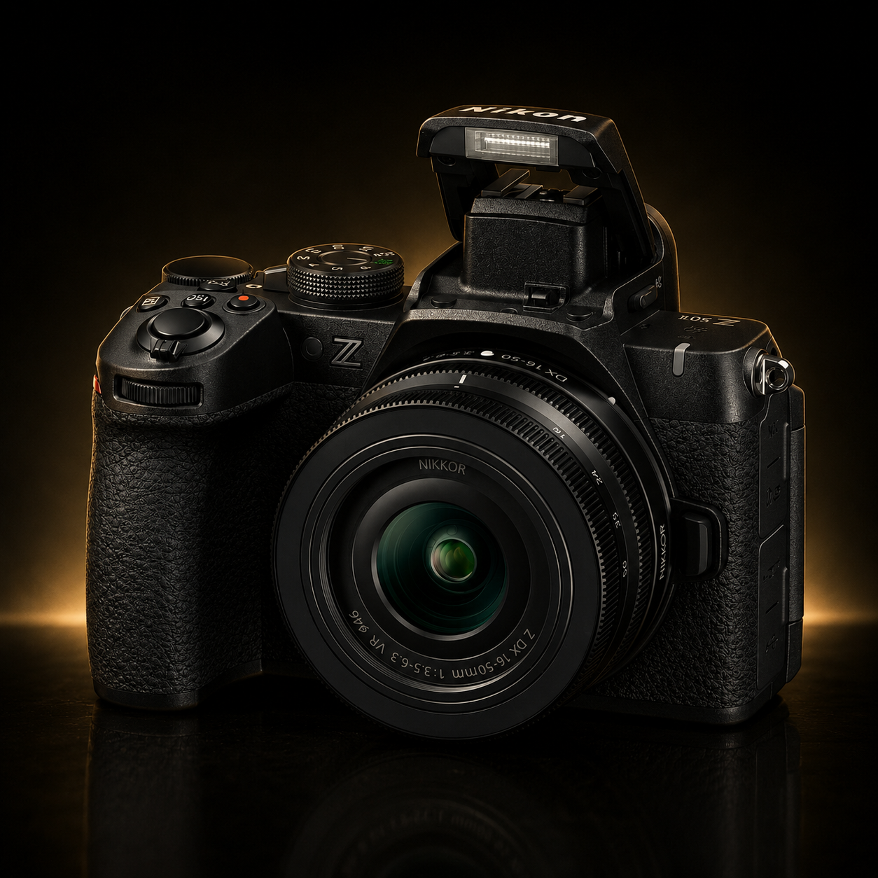 Nikon Z50 II Body w/ Nikkor Z DX 16-50mm f/3.5-6.3 VR Lens Mirrorless Camera