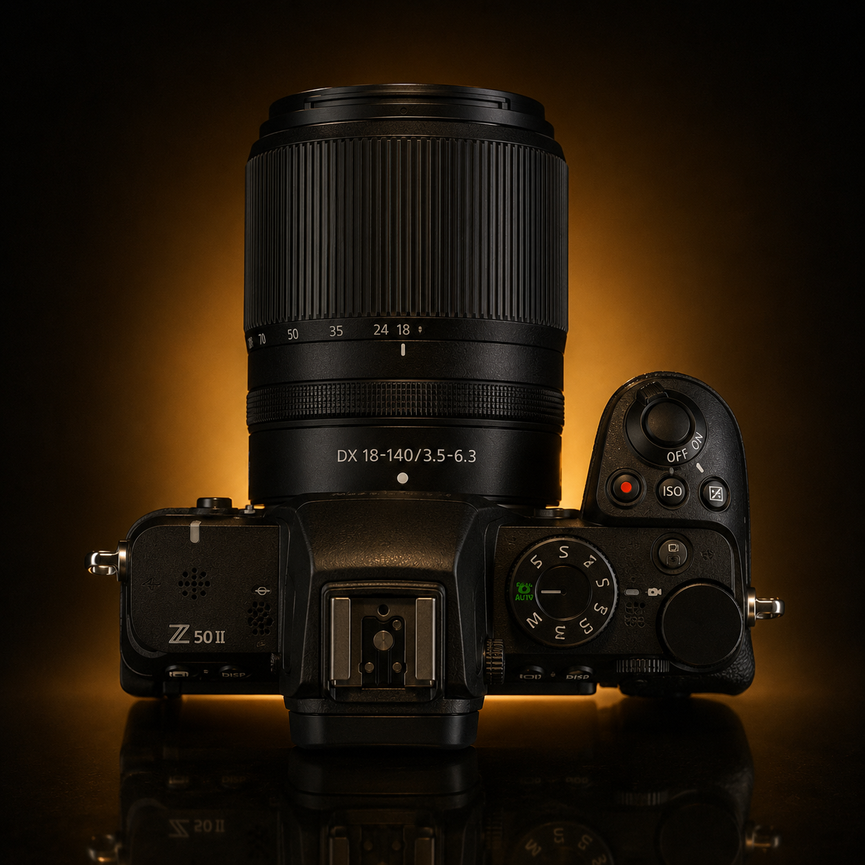 Nikon Z50II 20.9MP APS-C Mirrorless Camera Kit with NIKKOR Z DX 18-140mm f/3.5-6.3 VR Lens – Black