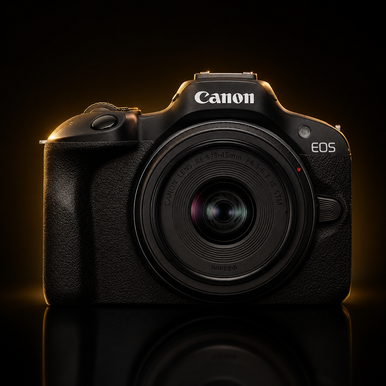 Canon EOS R100 Mirrorless Camera Kit with RF-S 18-45mm f/4.5-6.3 IS STM Lens – Black
