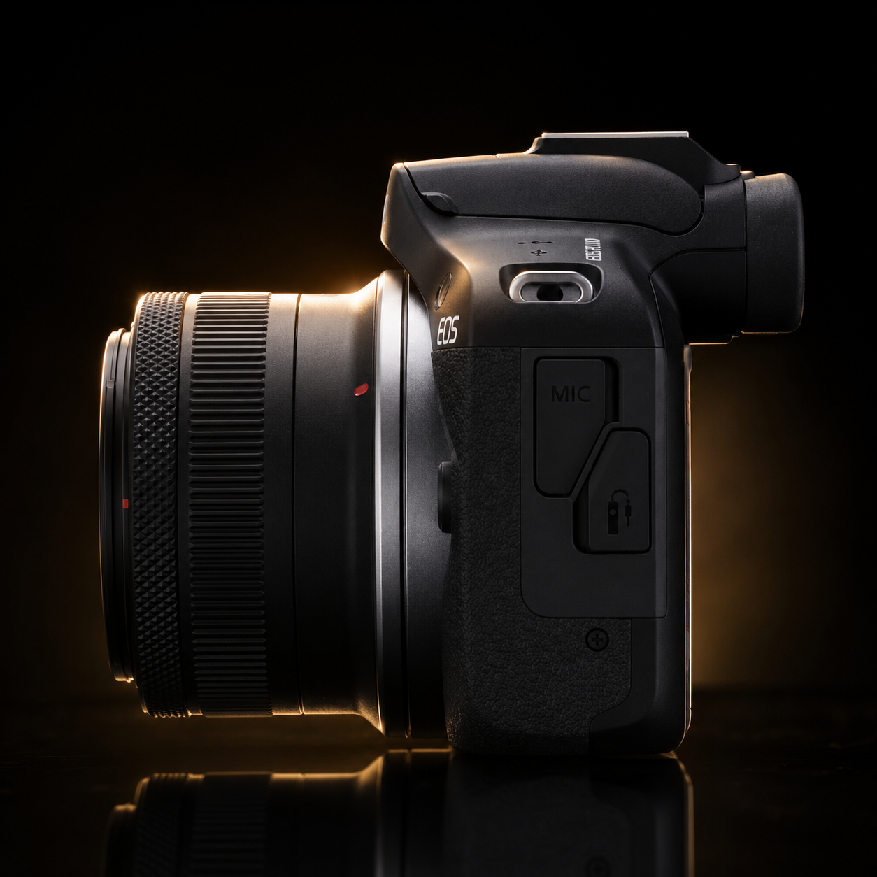 Canon EOS R100 Mirrorless Camera Kit with RF-S 18-45mm f/4.5-6.3 IS STM Lens – Black