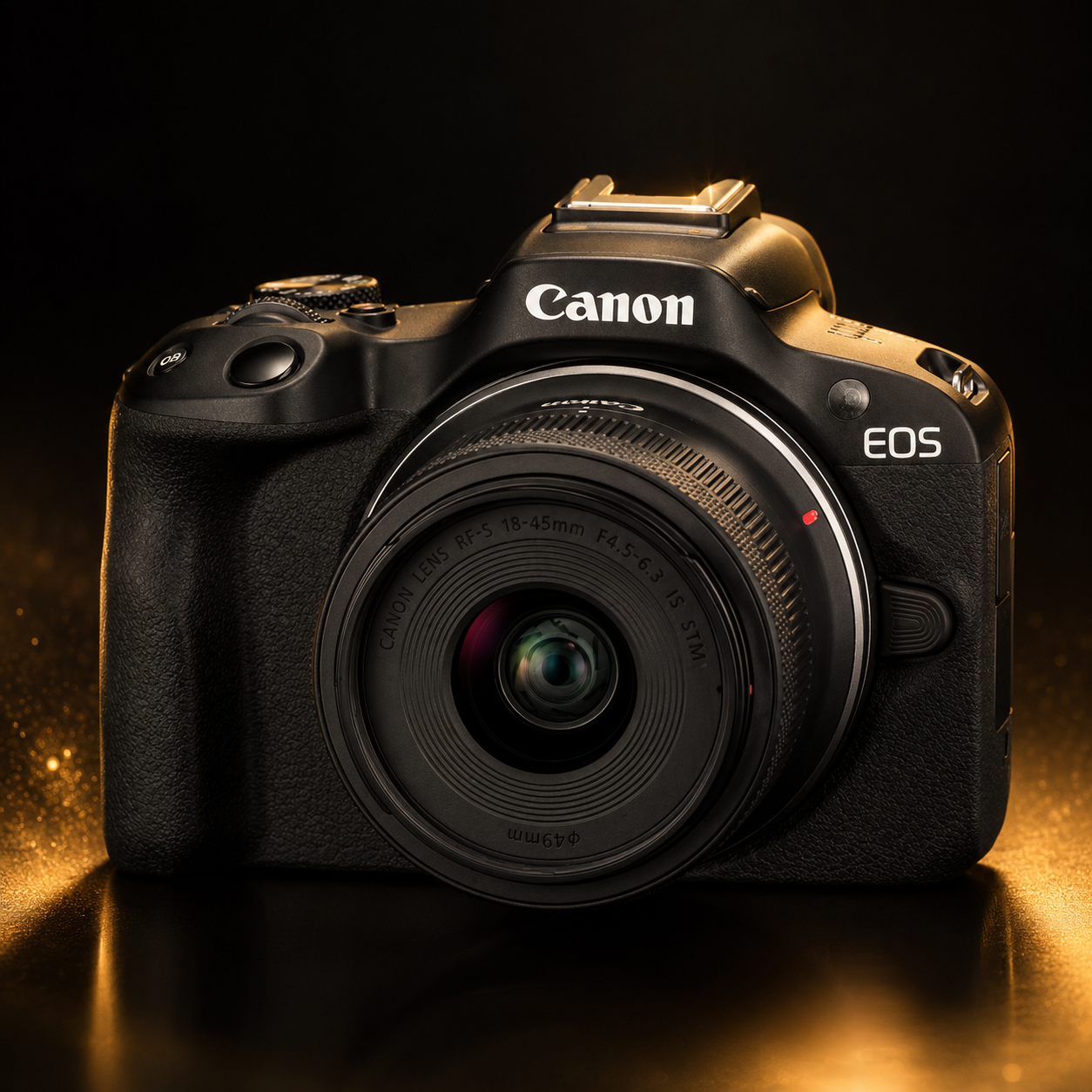 Canon EOS R50 Mirrorless Camera Kit with RF-S 18-45mm f/4.5-6.3 IS STM Lens – Black