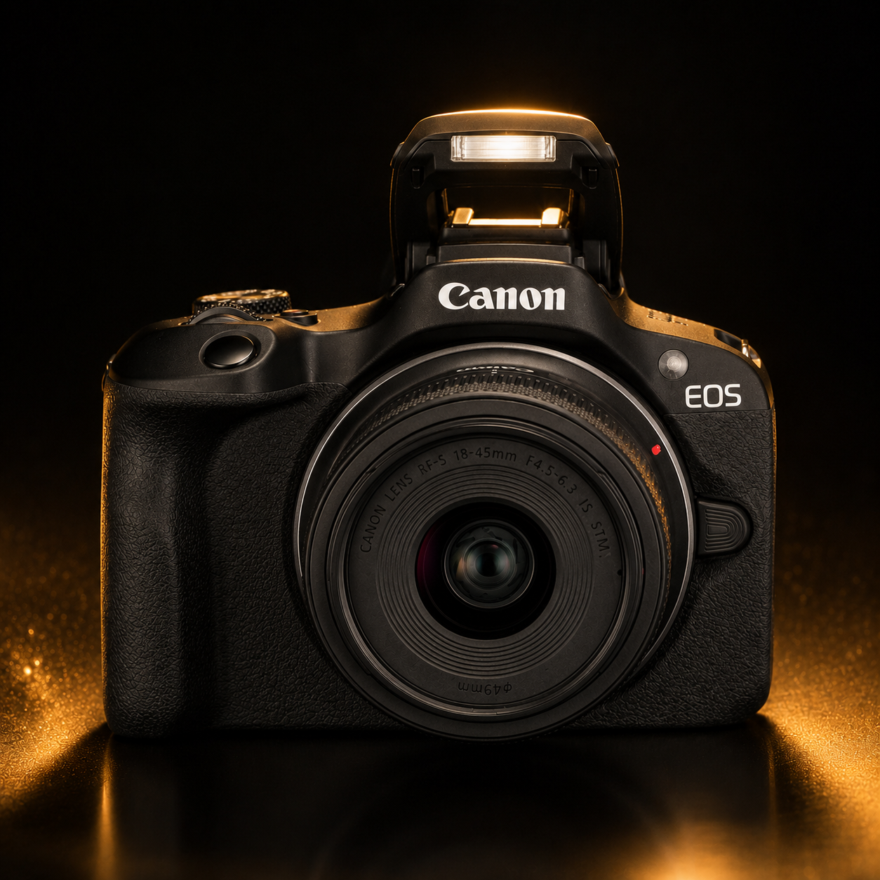 Canon EOS R50 Mirrorless Camera Kit with RF-S 18-45mm f/4.5-6.3 IS STM Lens – Black