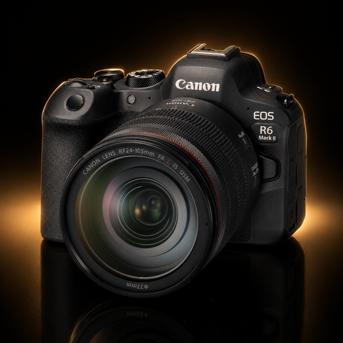 Canon EOS R6 Mark II Mirrorless Camera Kit with RF 24-105mm f/4L IS USM Lens – Black