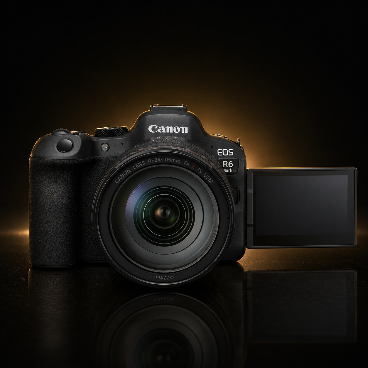 Canon EOS R6 Mark II Mirrorless Camera Kit with RF 24-105mm f/4L IS USM Lens – Black