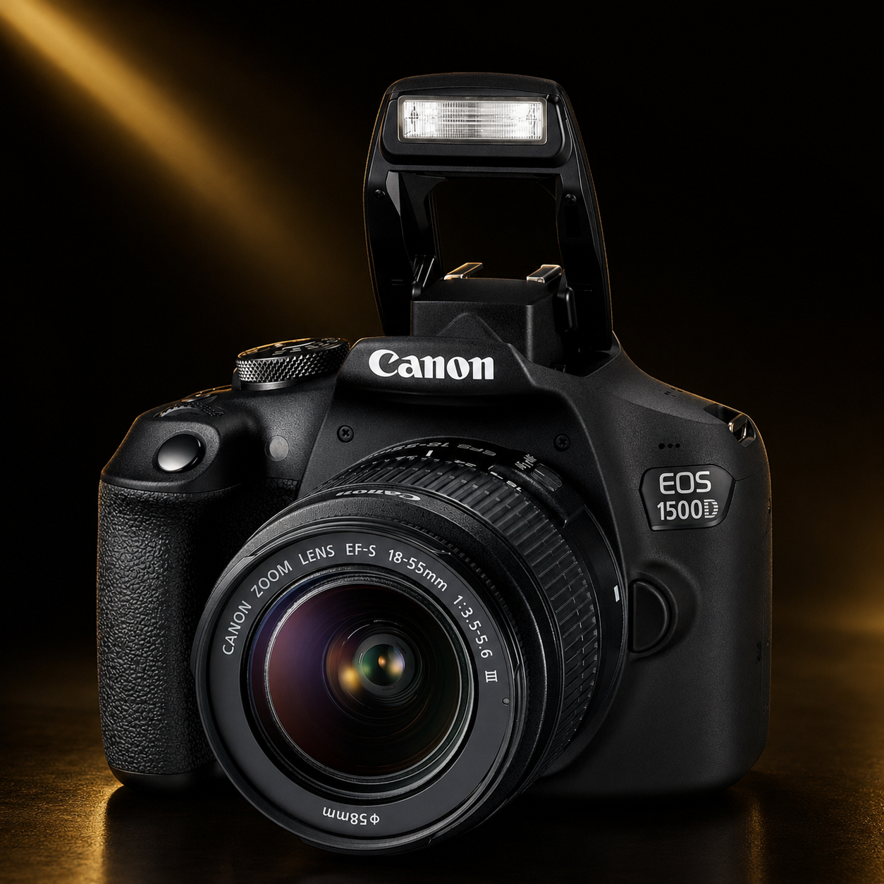Canon EOS 1500D DSLR Camera with EF-S 18-55mm Lens