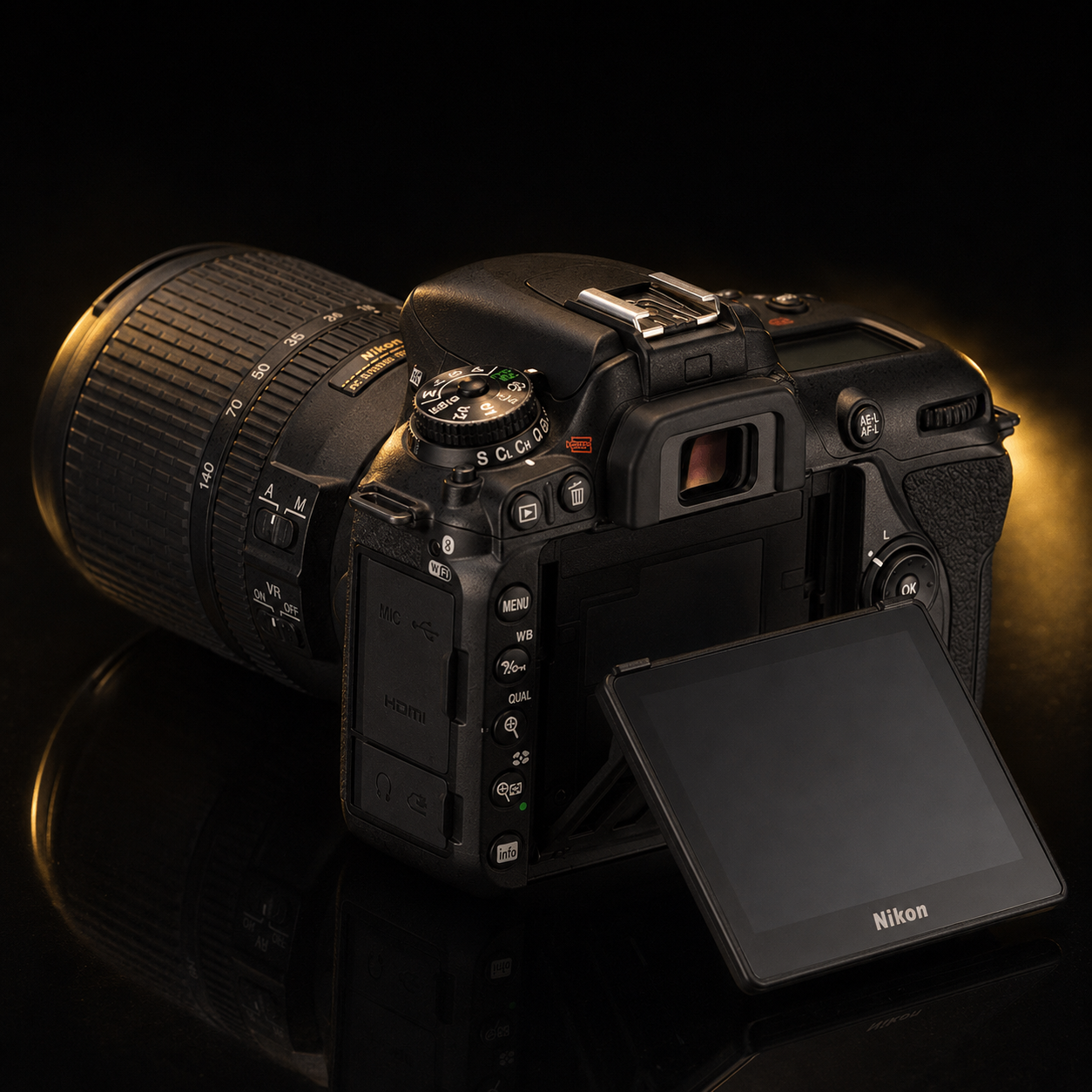 Nikon D7500 DSLR Camera with 18-140mm VR Lens