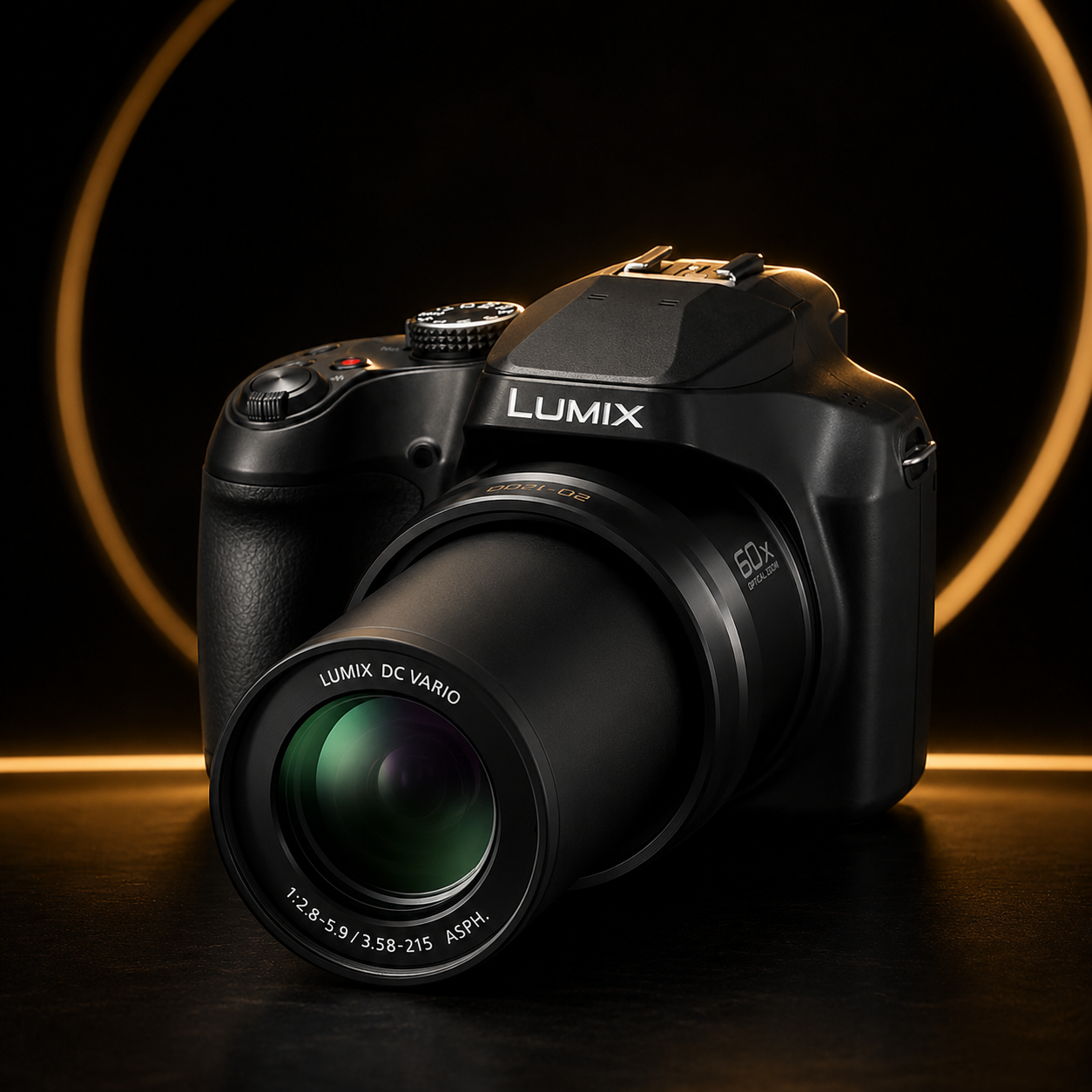 Panasonic Lumix FZ80D Bridge Camera – Black