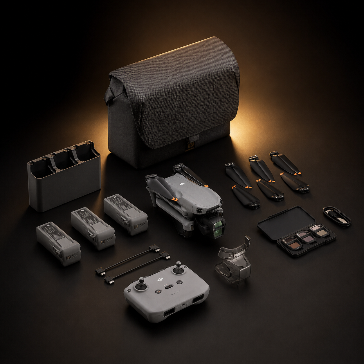 DJI Air 3S Fly More Combo with DJI RC-N3 Controller
