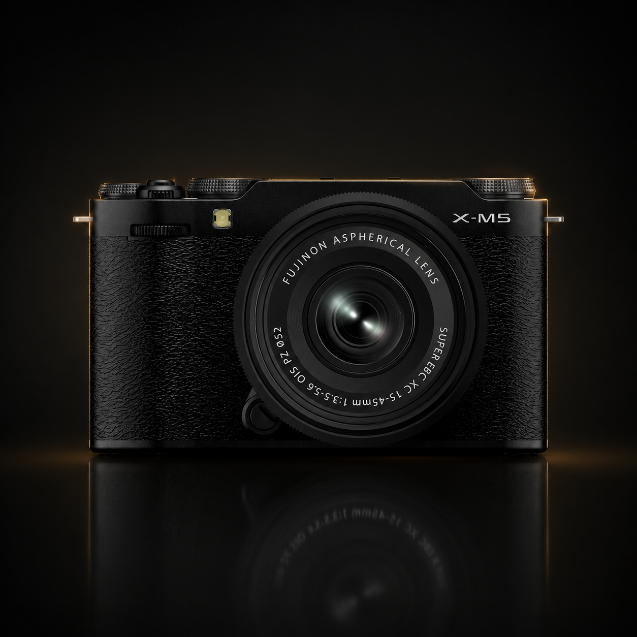 Fujifilm X-M5 26.1MP APS-C Mirrorless Camera Kit with XC 15-45mm f/3.5-5.6 OIS PZ Lens – Black