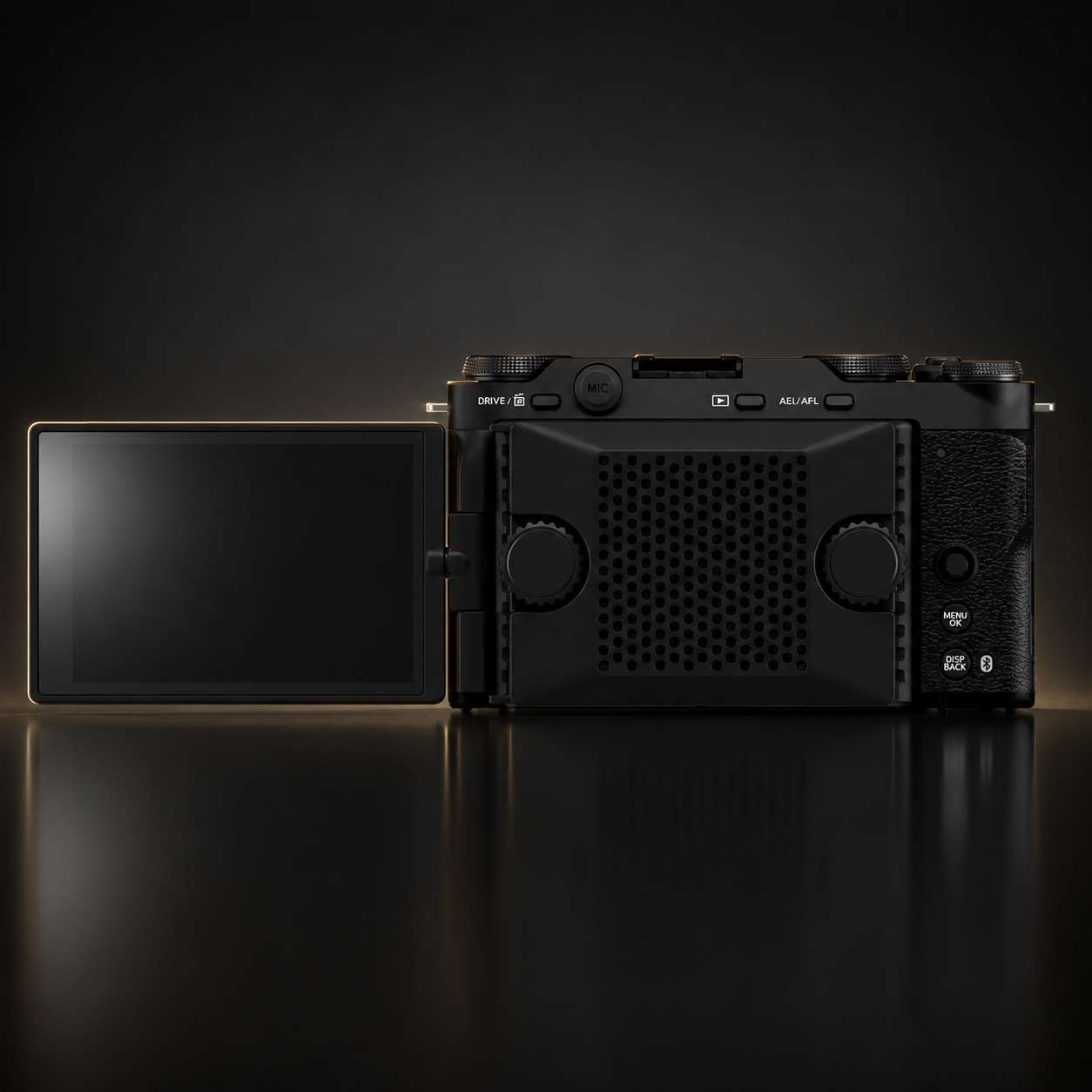 Fujifilm X-M5 26.1MP APS-C Mirrorless Camera Kit with XC 15-45mm f/3.5-5.6 OIS PZ Lens – Black